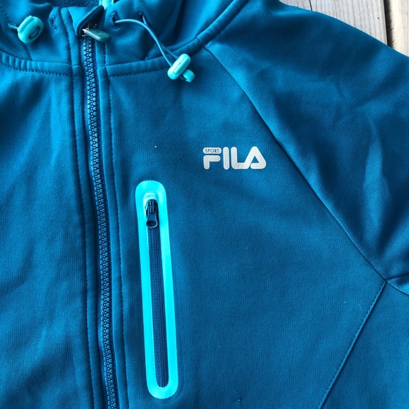 Fila Sport Full Zip Polyester Hoodie - Picture 5 of 11